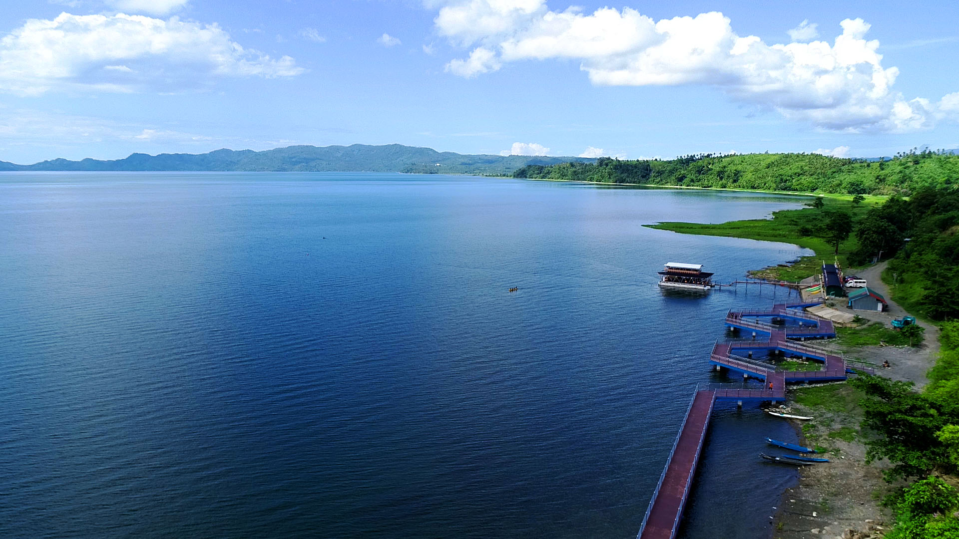 Naujan Lake Boardwalk And Bicycle Lane